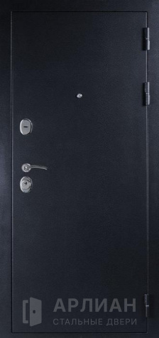 Фото «Дверь металлическая с порошковым напылением серого цвета снаружи №18»