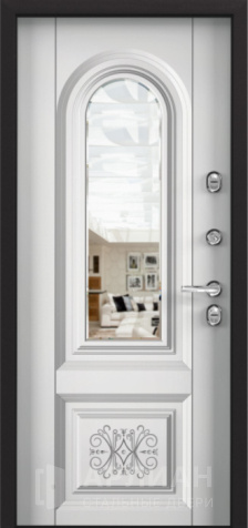 Фото №2 «Взломостойкая белая металлическая дверь для квартиры №18»