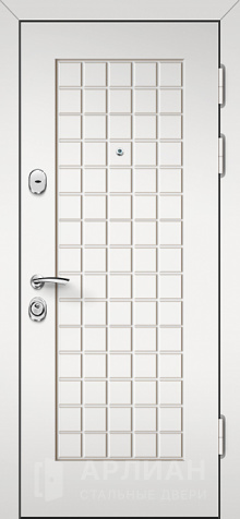 Фото «Антивандальная белая дверь с прочным покрытием №14»