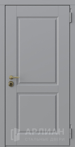 Фото «Дизайнерская дверь с отделкой под Бетон и усиленным листом металла №8»